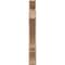 Ekena Millwork 5 1/2-in W x 40-in D x 40-in H Balboa Trad Rough Cedar Woodgrain TimberThane Outlooker, Primed Tan OUTUR055X40X40BOA04RCPR - alternate 5